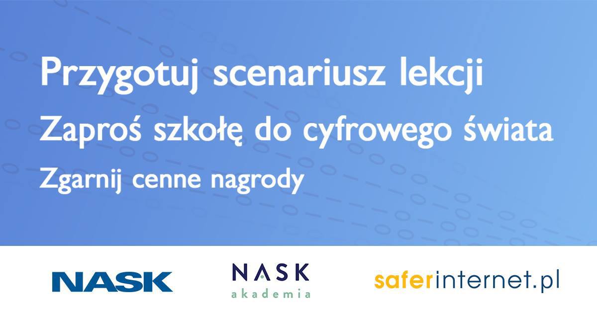 Konkurs dla studentów: „Scenariusz lekcji z&nbsp;wykorzystaniem nowoczesnych technologii”
