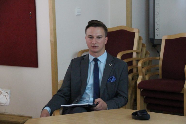 Rafał Klimczyk przedstawiciel Parlamentu Studentów RP