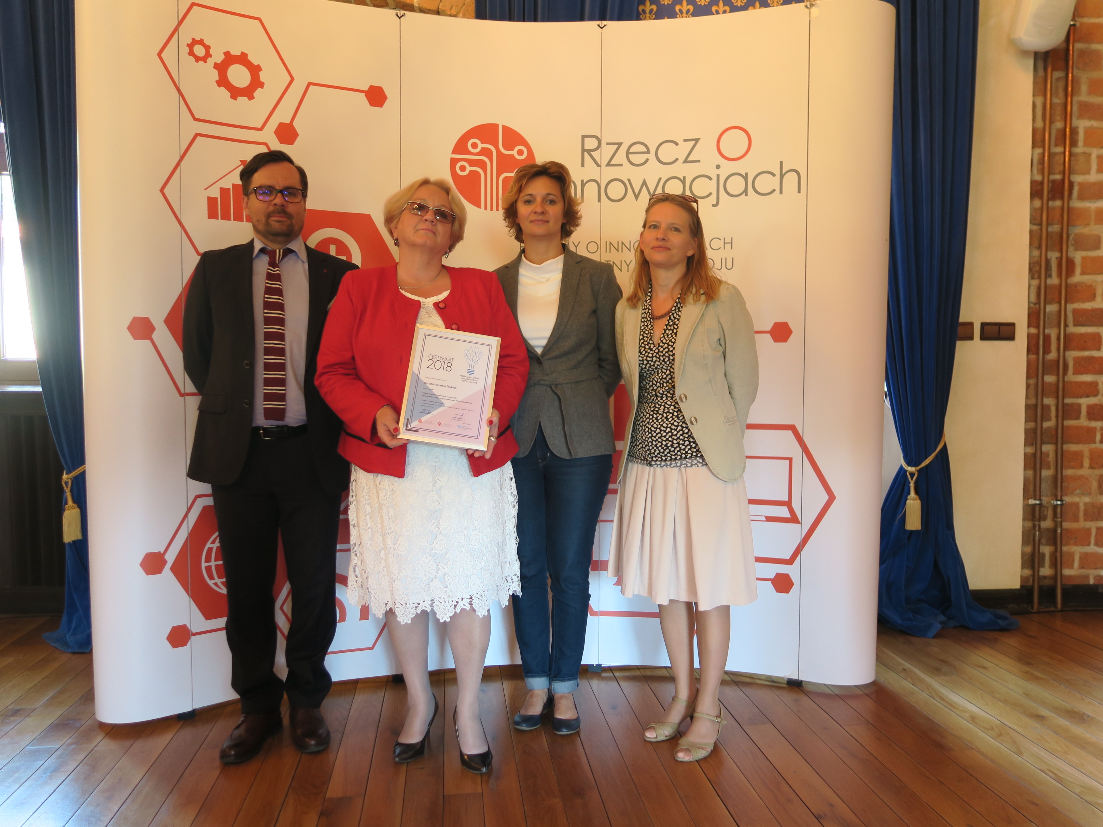 Polska Nagroda Inteligentnego Rozwoju dla Ośrodka Rozwoju Edukacji w&nbsp;Warszawie