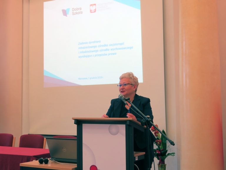 Wystąpienie Dyrektor DWKI MEN Joanny Wilewskiej