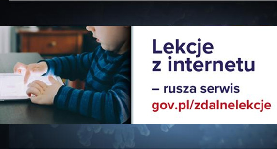 Lekcje z&nbsp;internetu – rusza serwis gov.pl/zdalnelekcje