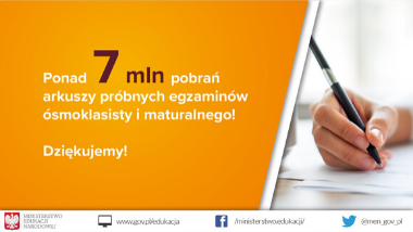 Rekordowe statystyki dotyczące materiałów do&nbsp;próbnych egzaminów