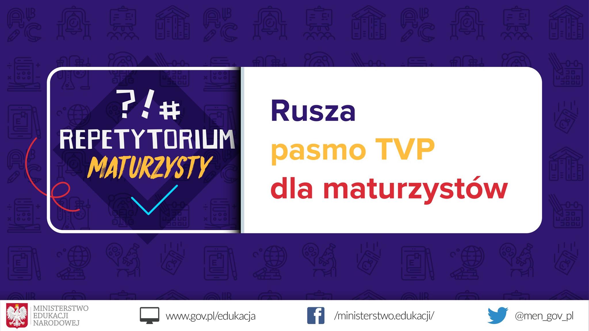 Nowe pasmo w&nbsp;TVP „Repetytorium Maturzysty”