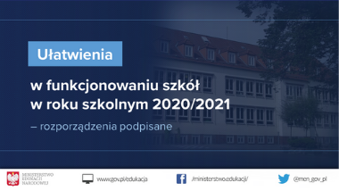 Ułatwienia w&nbsp;funkcjonowaniu szkół w&nbsp;nowym roku szkolnym – rozporządzenia podpisane