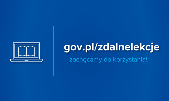gov.pl/zdalnelekcje – zachęcamy do&nbsp;korzystania!