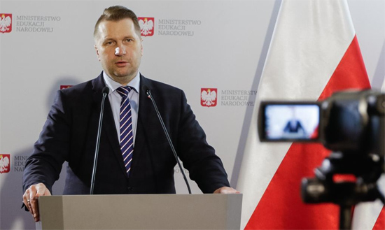 Zdalna nauka i&nbsp;sytuacja dotycząca funkcjonowania szkół oraz&nbsp;placówek – konferencja prasowa Ministra Edukacji i&nbsp;Nauki