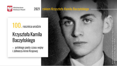 100. rocznica urodzin Krzysztofa Kamila Baczyńskiego