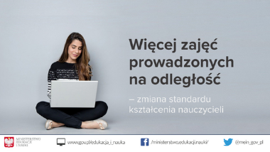 Więcej zajęć prowadzonych na&nbsp;odległość – zmiana standardu kształcenia nauczycieli