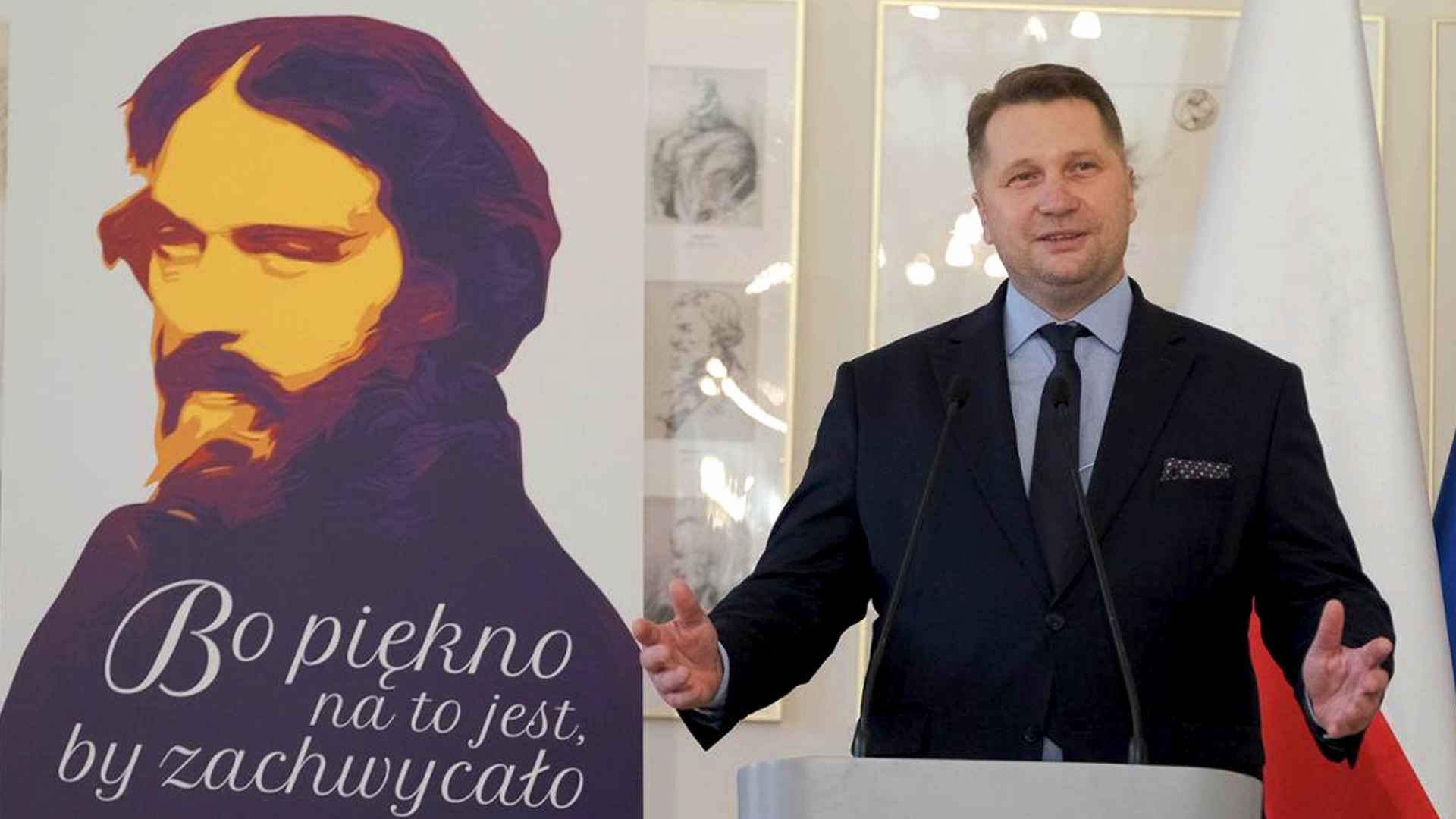 Wizyta Ministra Edukacji i&nbsp;Nauki w&nbsp;Liceum Ogólnokształcącym im.&nbsp;Cypriana K. Norwida w&nbsp;Radzyminie