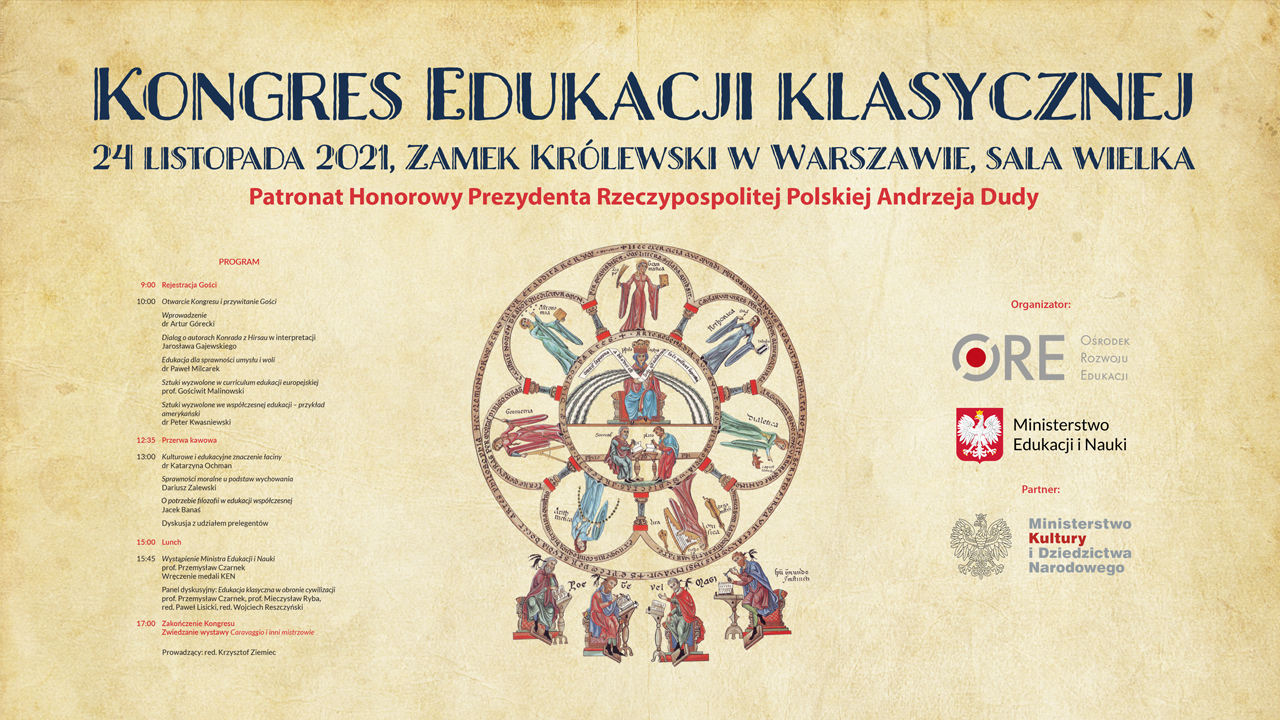 Kongres Edukacji Klasycznej na&nbsp;Zamku Królewskim w&nbsp;Warszawie