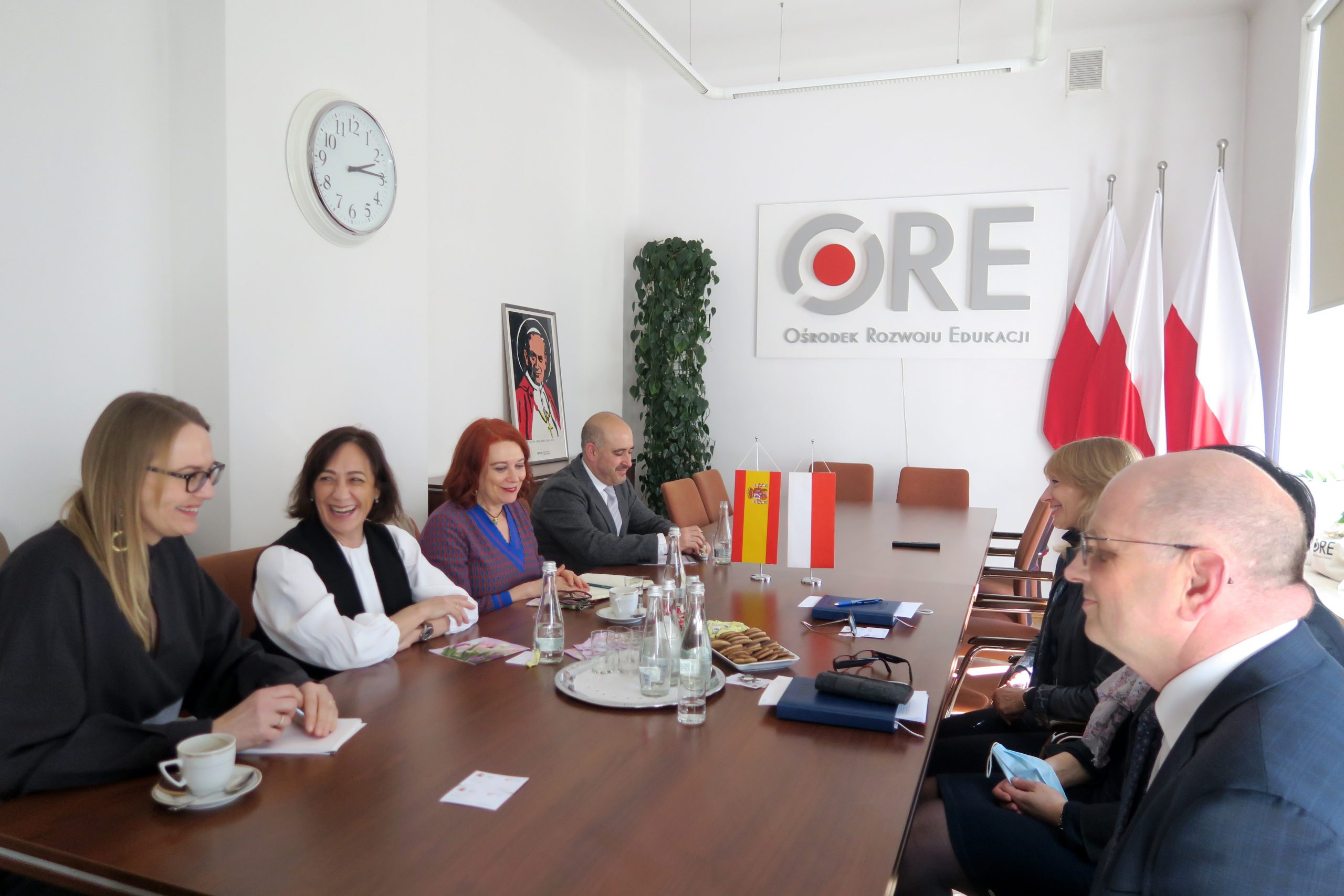 Wizyta członków Biura Radcy ds.&nbsp;Edukacji Ambasady Królestwa Hiszpanii w&nbsp;Ośrodku Rozwoju Edukacji