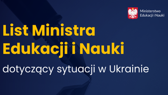 List Ministra Edukacji i&nbsp;Nauki do&nbsp;dyrektorów, nauczycieli, pracowników oświaty, samorządowców, rodziców i&nbsp;uczniów