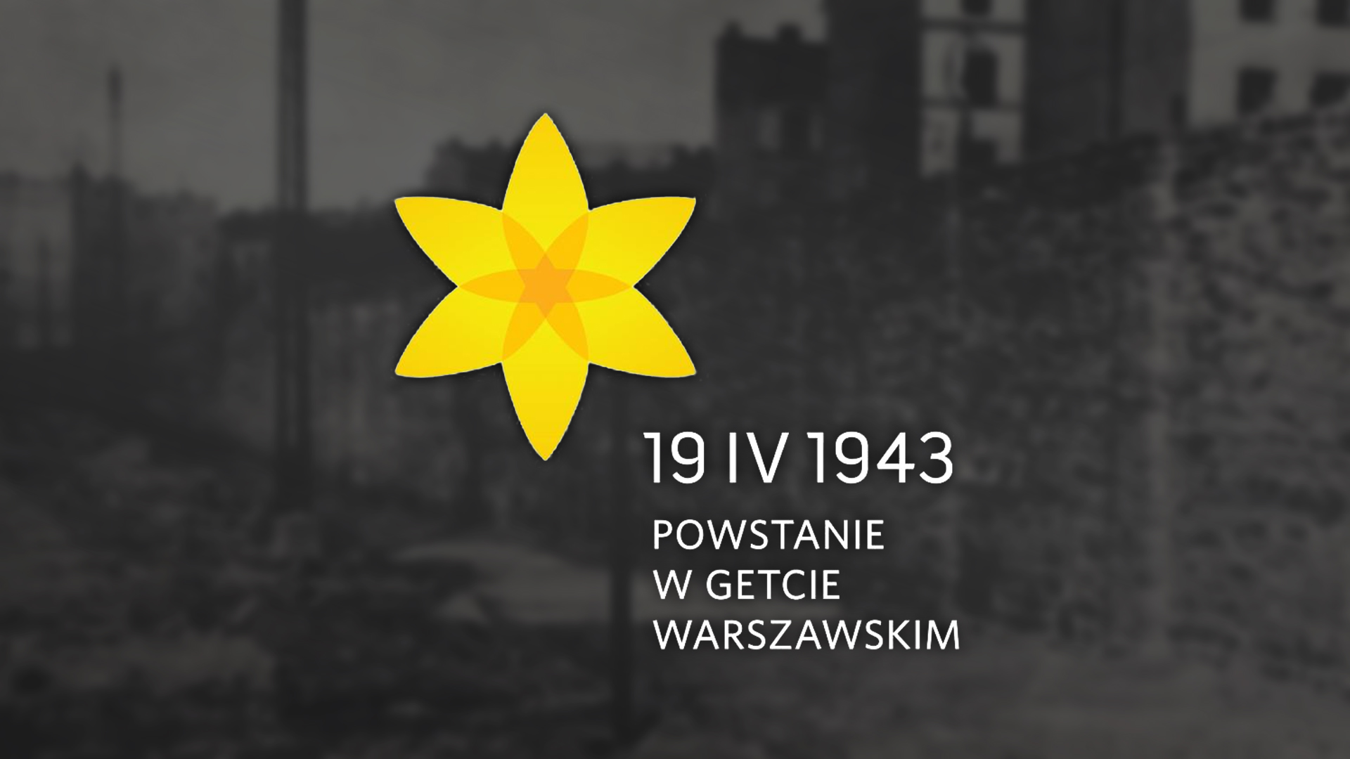 79. rocznica wybuchu powstania w&nbsp;warszawskim getcie