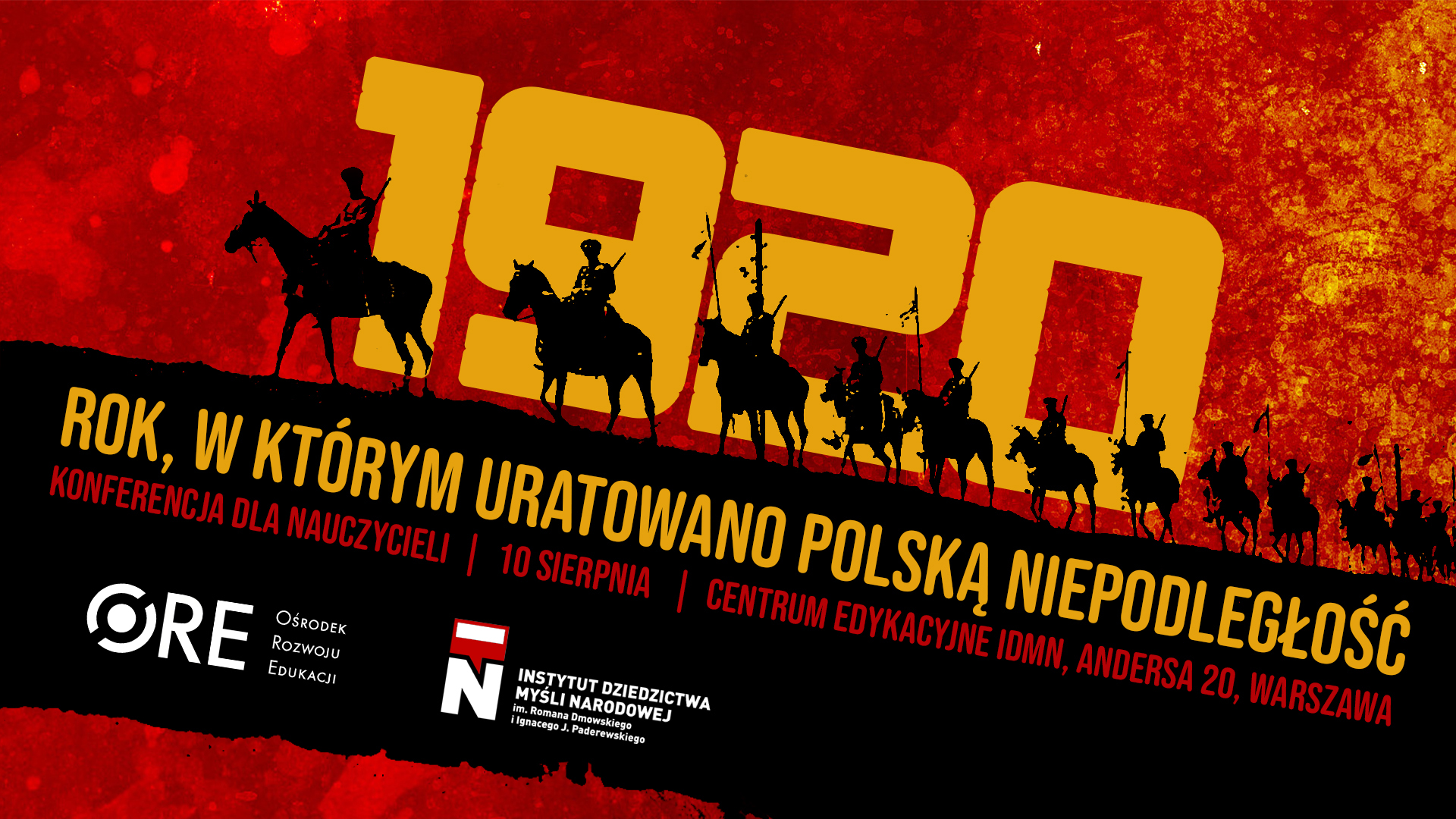 „1920 – rok, w&nbsp;którym&nbsp;uratowano polską niepodległość” – ostatnie dni zapisów na&nbsp;konferencję dla nauczycieli