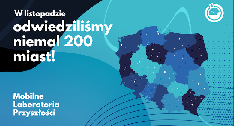 Mobilne Laboratoria Przyszłości odwiedziły dotąd setki szkół. Sprawdź, gdzie będziemy w&nbsp;grudniu!