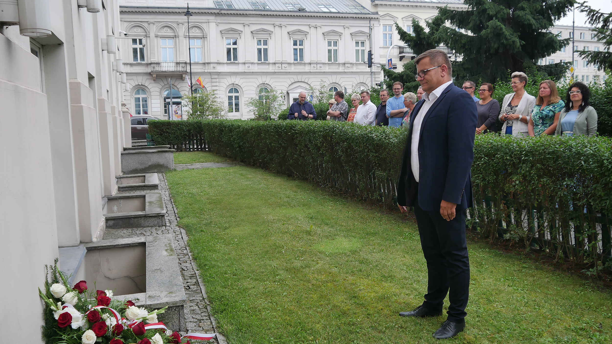 Wspólna chwila pamięci i&nbsp;zadumy – pracownicy ORE oddali hołd bohaterom Powstania