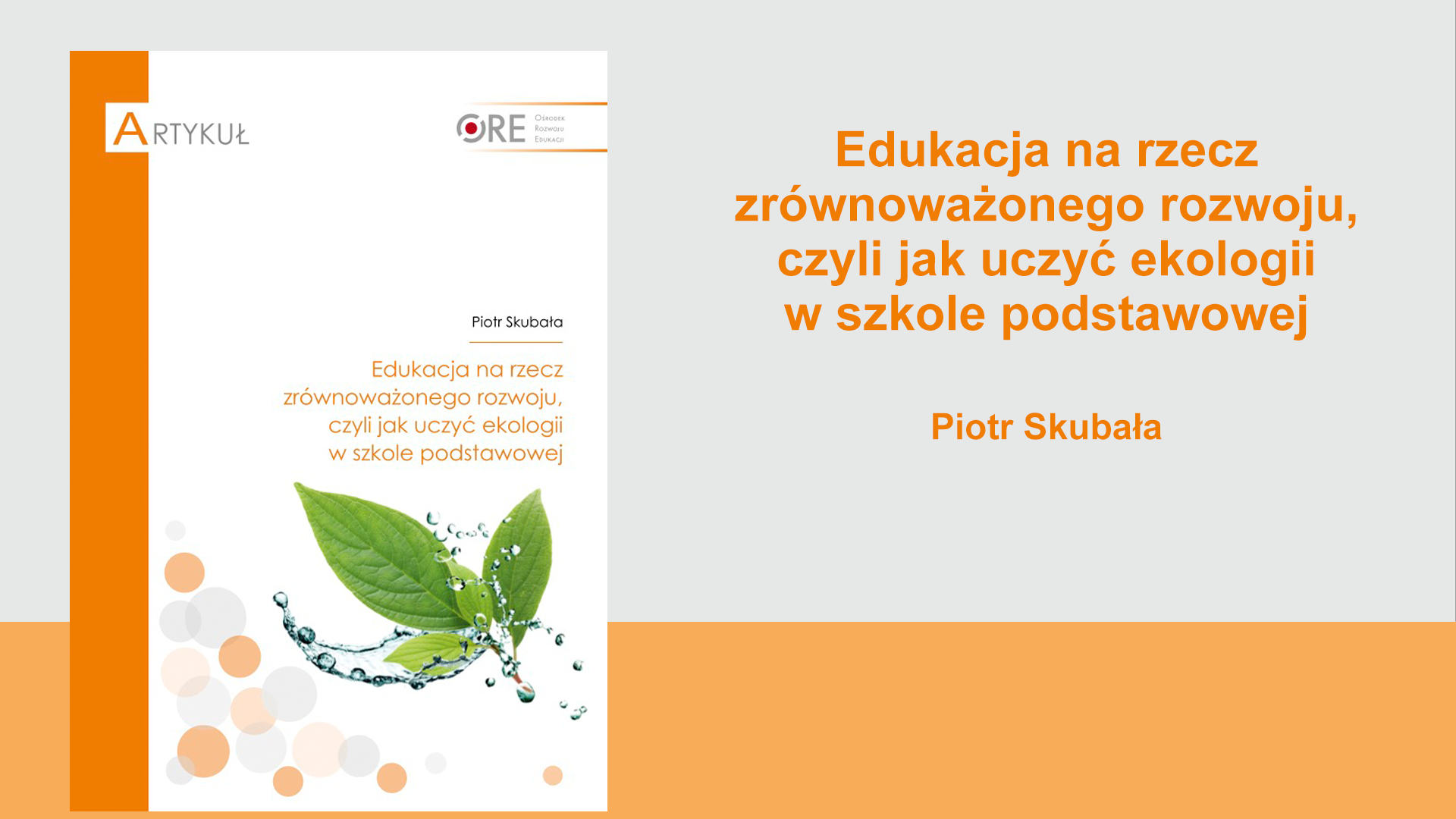 Edukacja na&nbsp;rzecz zrównoważonego rozwoju, czyli jak uczyć ekologii w&nbsp;szkole podstawowej