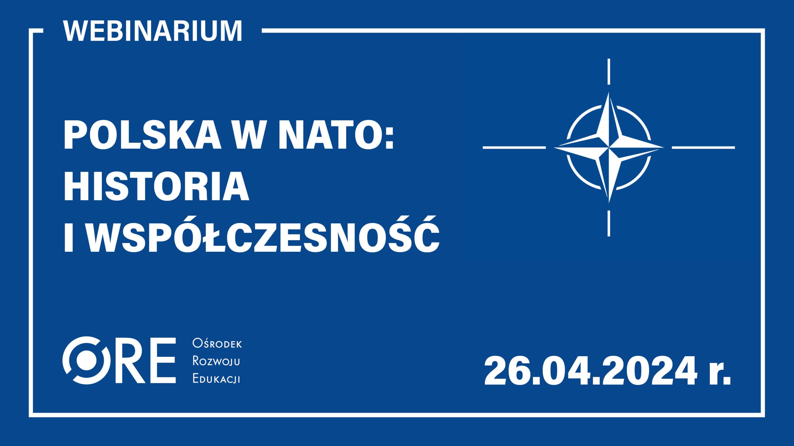 Szkolenie online pt.&nbsp;„Polska w&nbsp;NATO: historia i&nbsp;współczesność”
