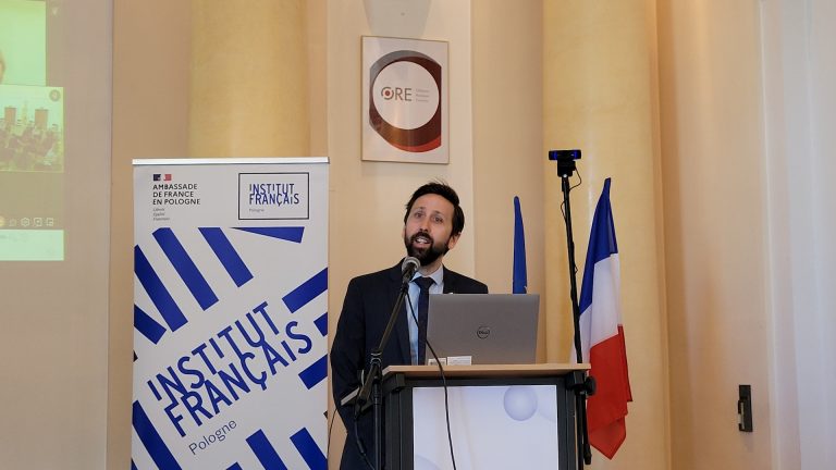 Benjamin Girodeau, Attaché ds. współpracy językowej w Instytucie Francuskim przy Ambasadzie Francji w Polsce, powitanie uczestników