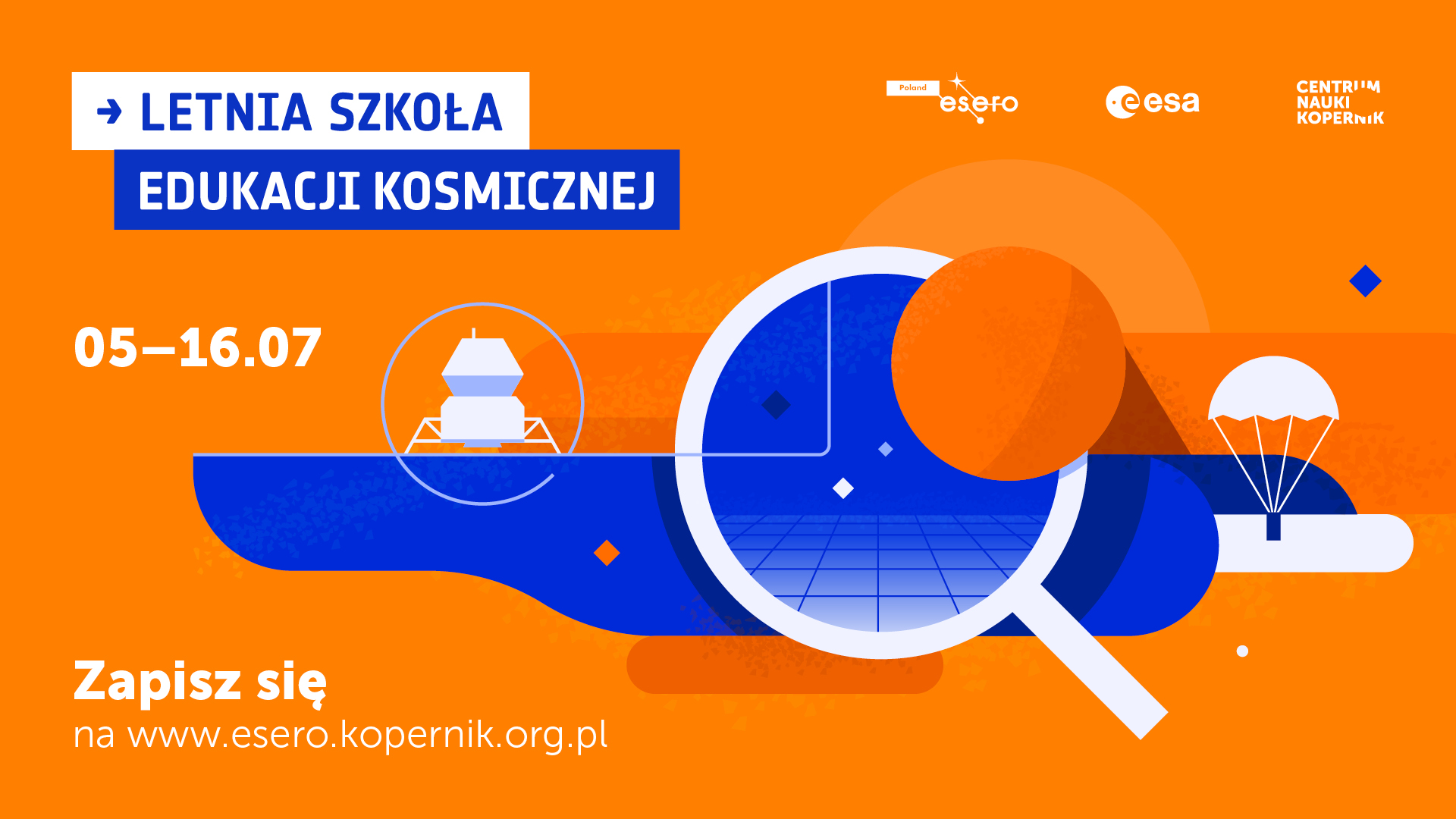Letnia Szkoła Edukacji Kosmicznej – bezpłatne warsztaty online dla nauczycieli