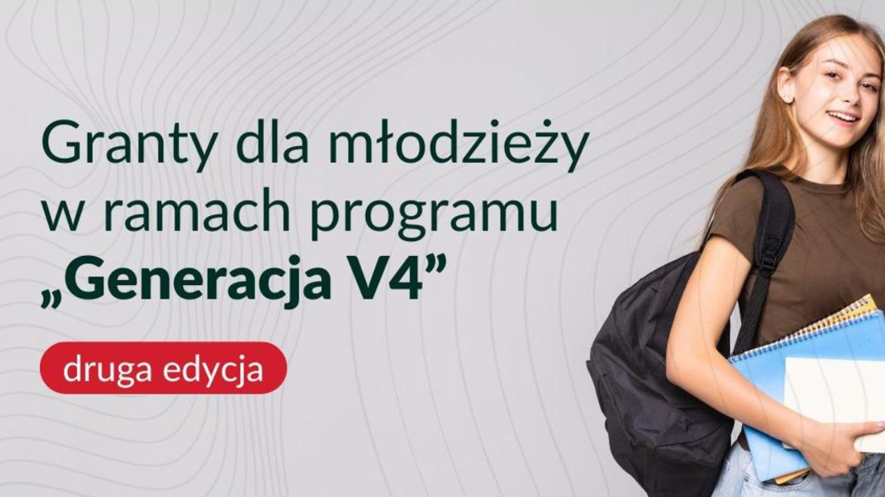 Granty dla młodzieży w&nbsp;ramach programu „Generacja V4”- druga edycja