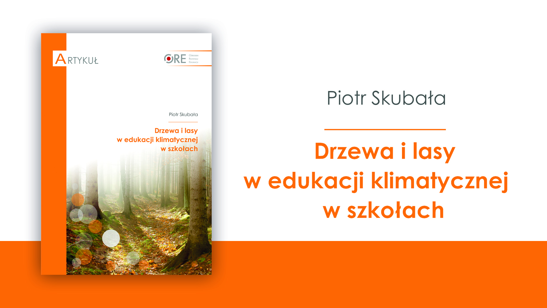 Drzewa i&nbsp;lasy w&nbsp;edukacji klimatycznej w&nbsp;szkołach