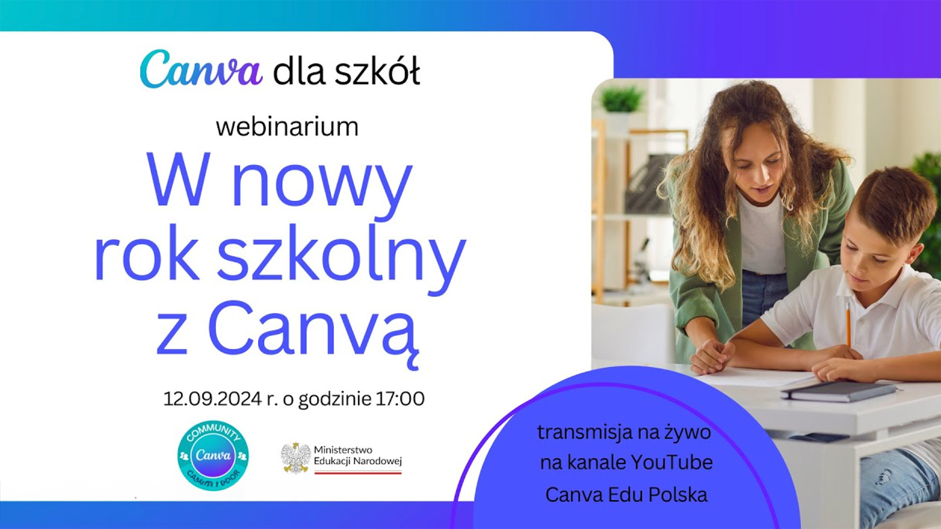 Nowy rok szkolny z&nbsp;Canvą