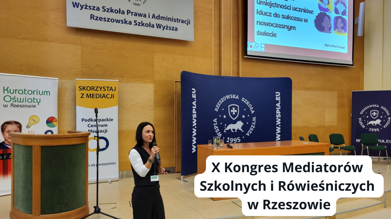X&nbsp;Kongres Mediatorów Szkolnych i&nbsp;Rówieśniczych w&nbsp;Rzeszowie