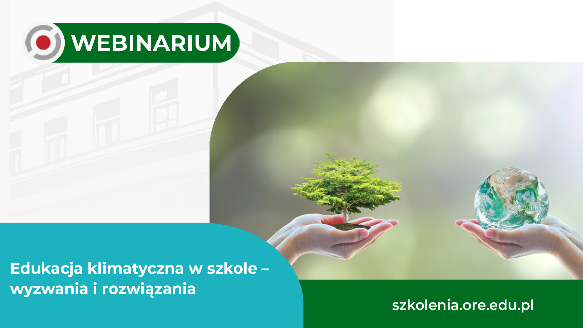 Wykład online „Edukacja klimatyczna w&nbsp;szkole – wyzwania i&nbsp;rozwiązania”