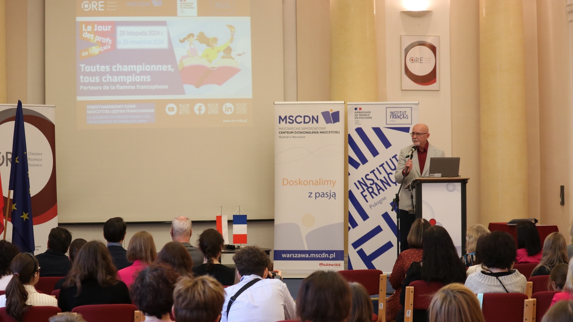 Konferencja z&nbsp;okazji Międzynarodowego Dnia Nauczycieli Języka Francuskiego