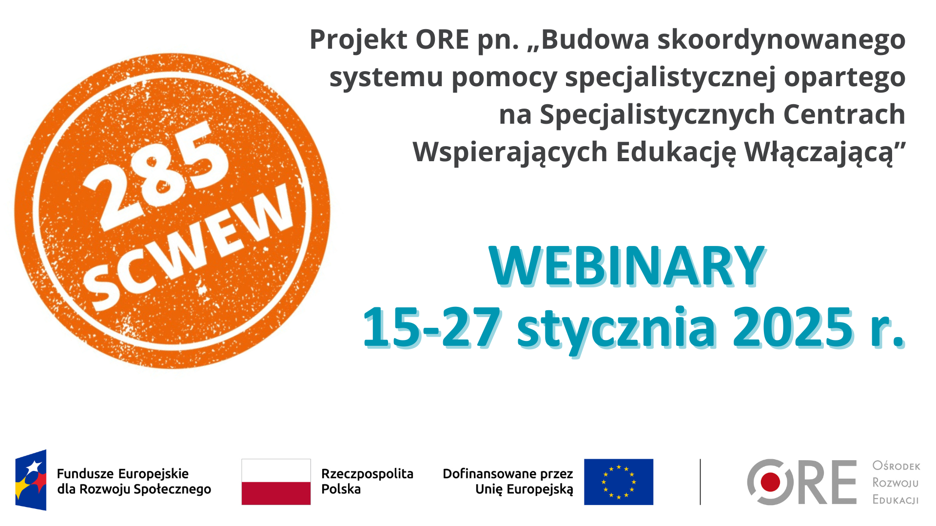 Cykl webinariów przygotowujących do&nbsp;utworzenia SCWEW