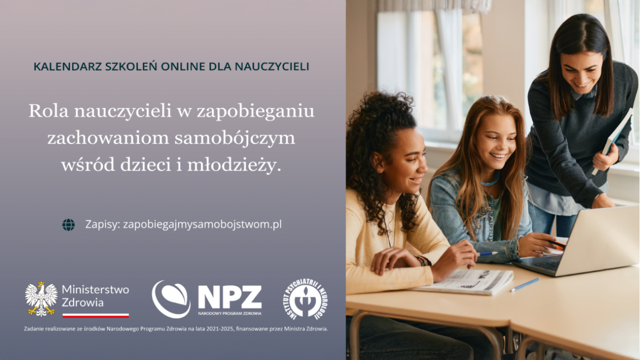 Szkolenia na&nbsp;temat standardów postępowania w&nbsp;kontaktach z&nbsp;osobami w&nbsp;kryzysie samobójczym