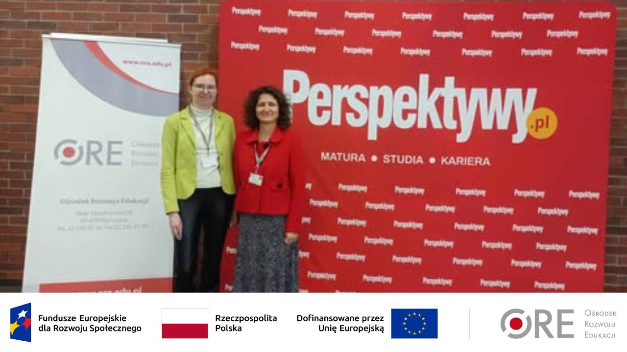 Przedstawiciele ORE na&nbsp;42. Międzynarodowym Salonie Edukacyjnym Perspektywy 2025