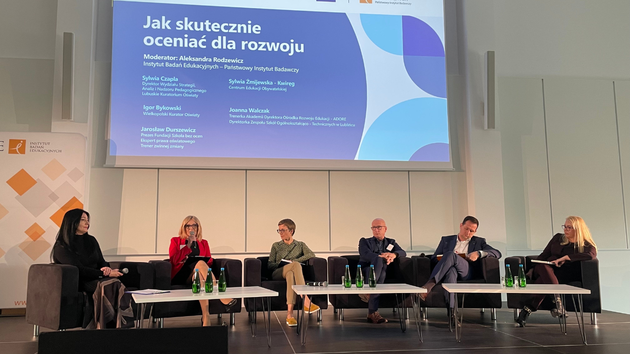 Jak skutecznie oceniać dla rozwoju – głos ORE na&nbsp;seminarium „Ocenianie dla rozwoju – założenia, wyzwania, instrumenty wsparcia”