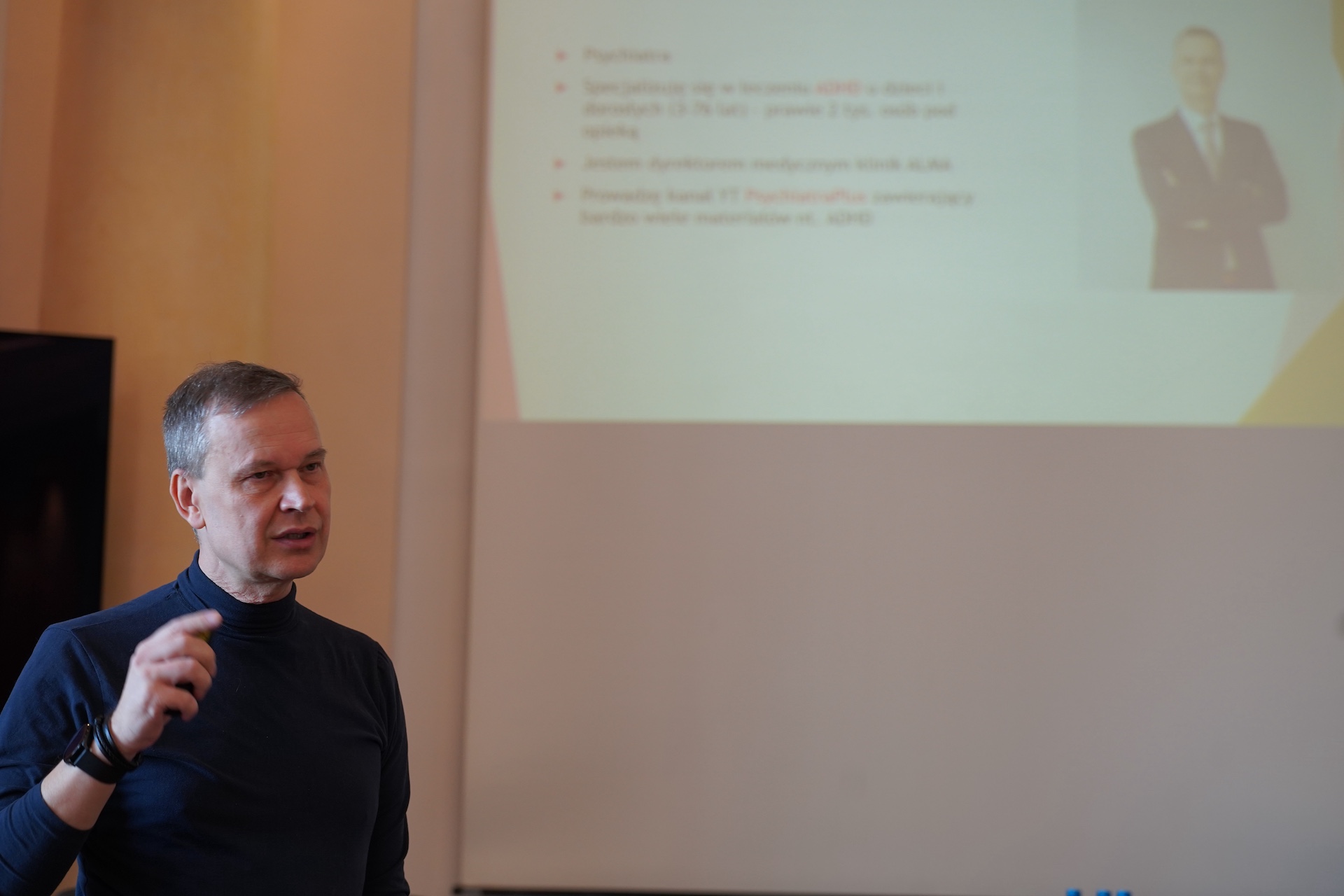 Wykład prof. Jarosława Jóźwiaka dla pracowników ORE na temat ADHD