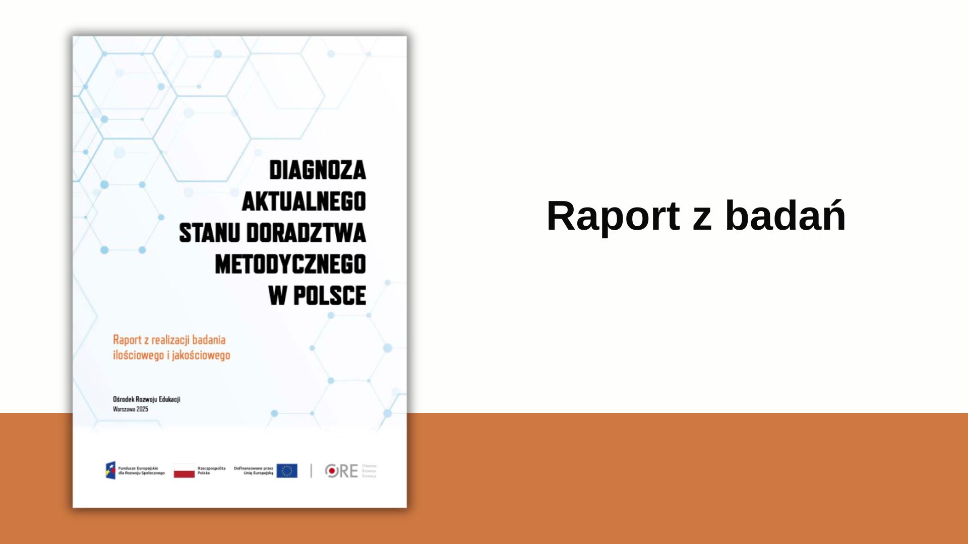 Diagnoza aktualnego stanu doradztwa metodycznego w&nbsp;Polsce – raport z&nbsp;badań