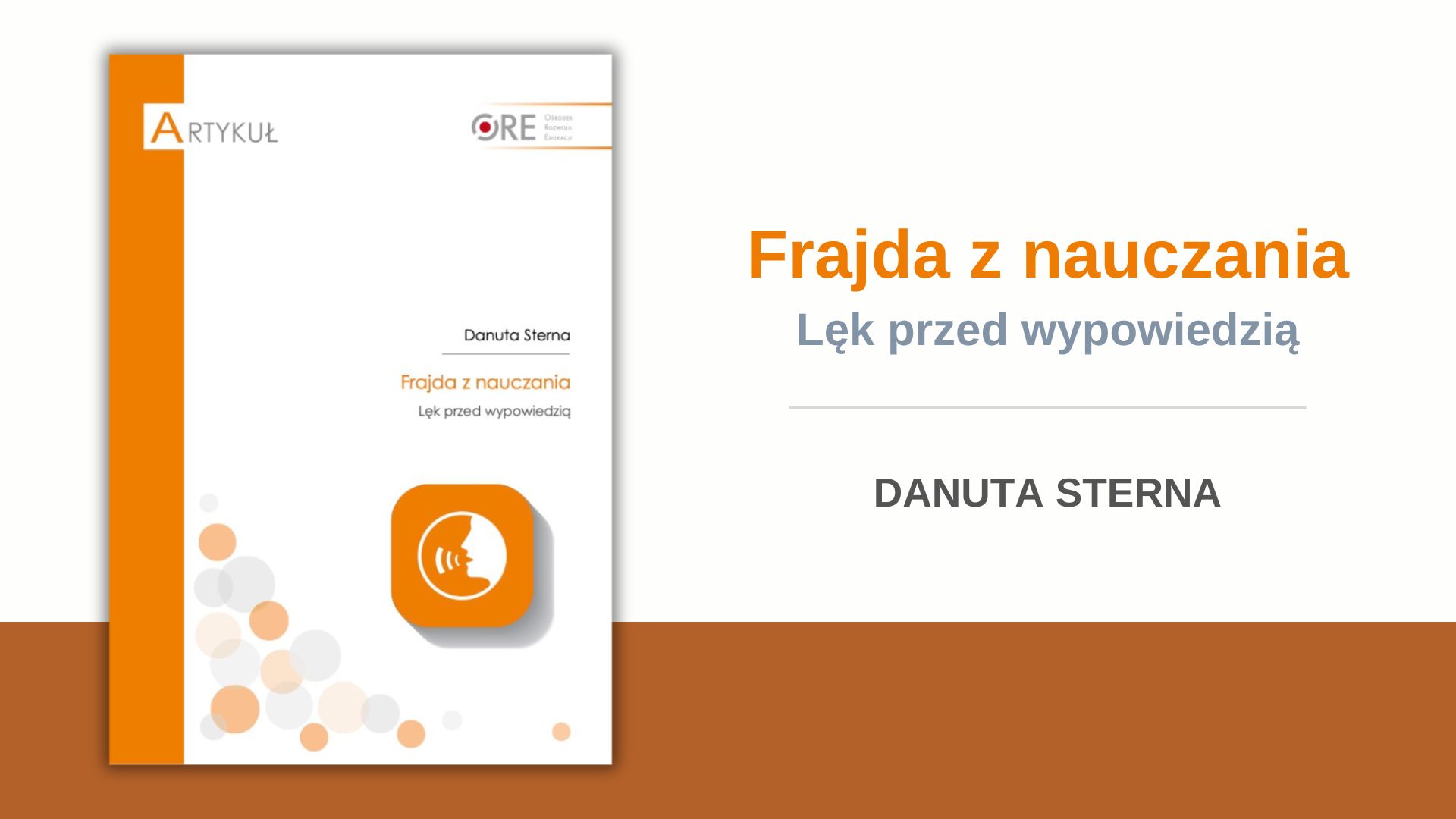 Lęk przed&nbsp;wypowiedzią