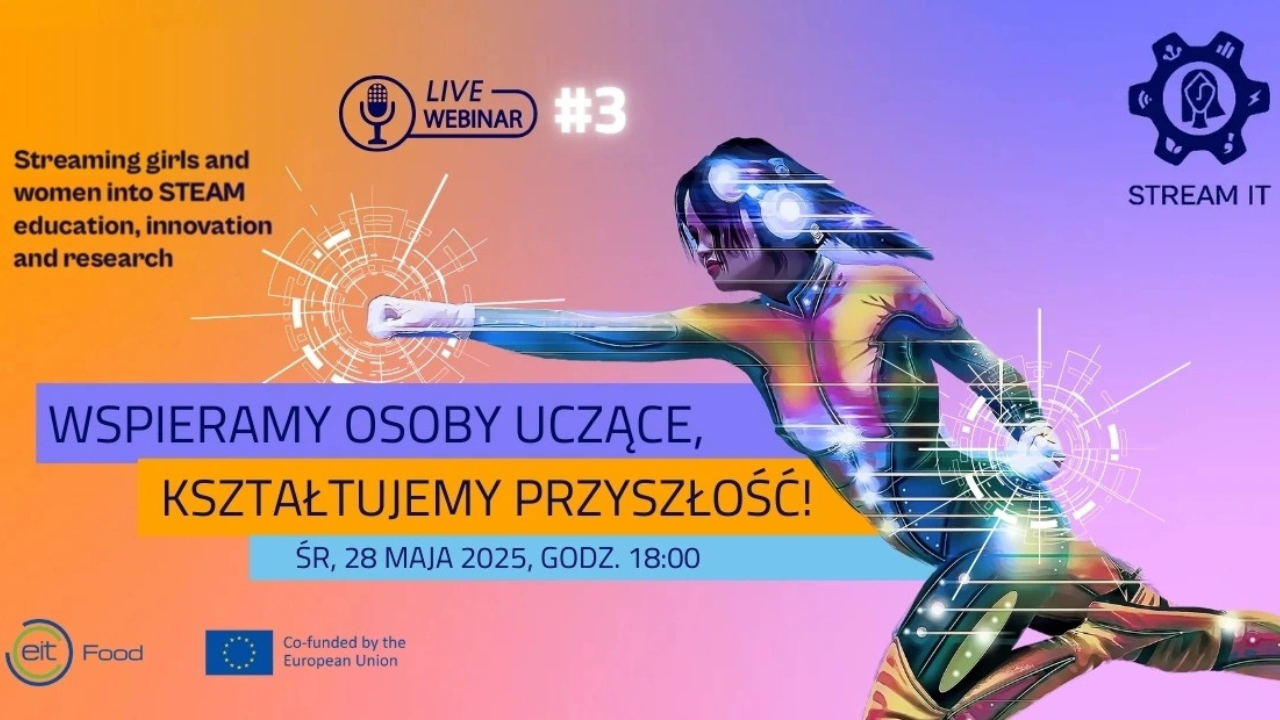 Bezpłatny webinar z&nbsp;cyklu „STREAM IT – Wspieramy osoby uczące, kształtujemy przyszłość”