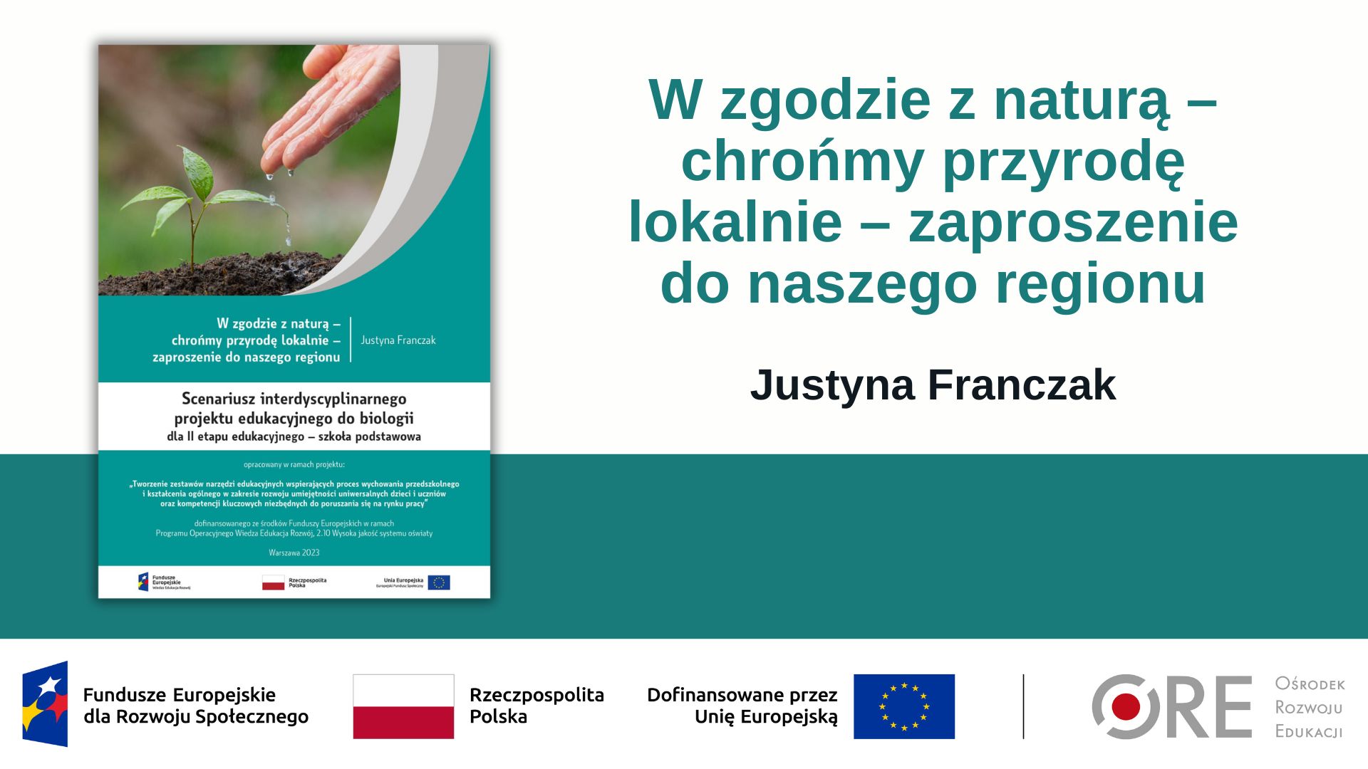 Zaproszenie na&nbsp;lekcję „Dzień Ochrony Środowiska – lekcja dla przyszłości” (Metodyczne inspiracje z&nbsp;wykorzystaniem Zestawów Narzędzi Edukacyjnych)