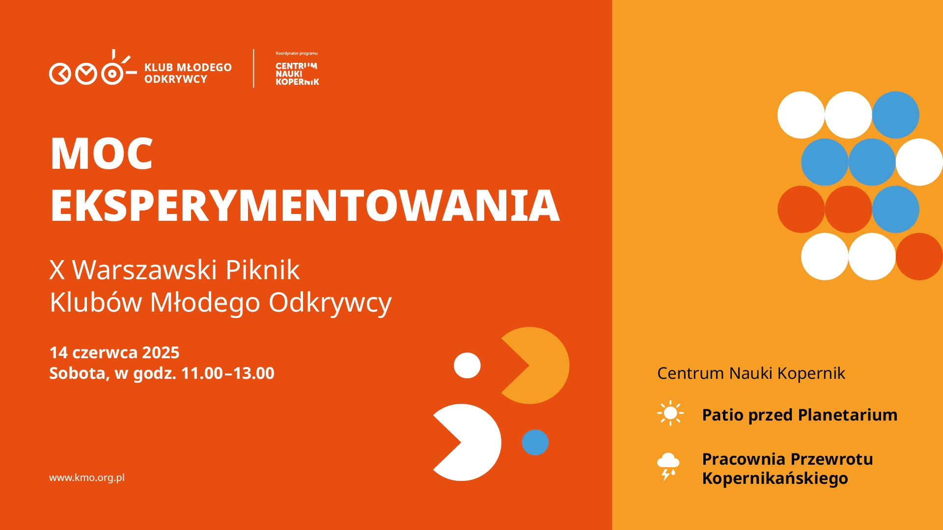 Zaproszenie na&nbsp;X&nbsp;Warszawski Piknik Klubów Młodego Odkrywcy