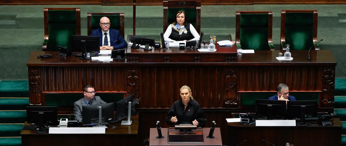 Wysłuchanie informacji w&nbsp;sprawach bieżących na&nbsp;temat polskiej edukacji podczas 38. Posiedzenia Sejmu RP