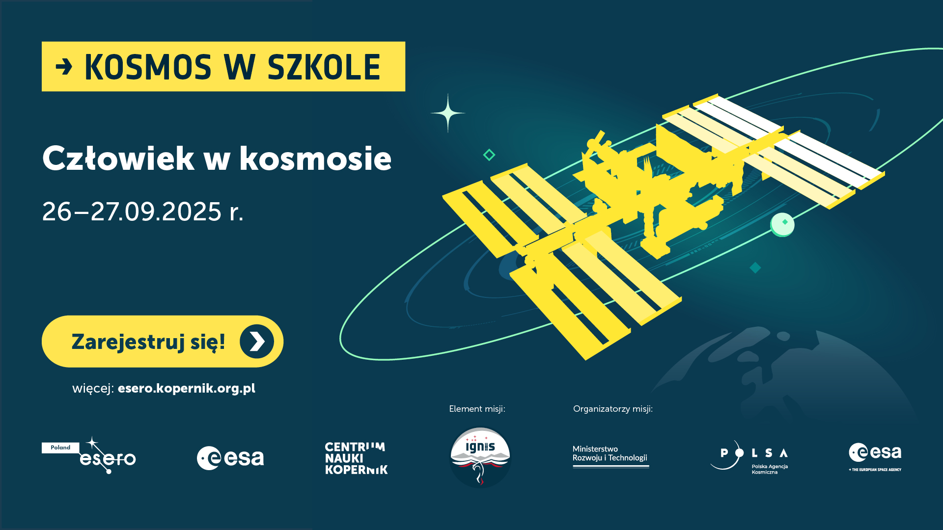 Zaproszenie na&nbsp;konferencję „Kosmos w&nbsp;Szkole”