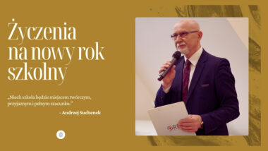 Życzenia na nowy rok szkolny
