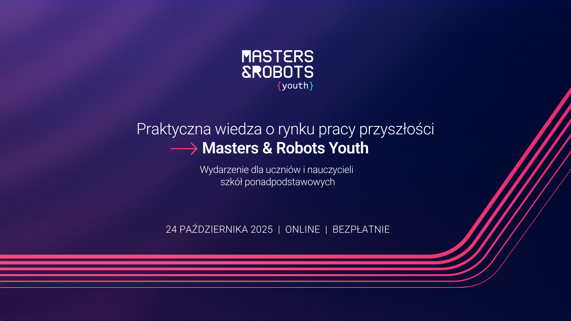 Konferencja Masters & Robots Youth dla szkół ponadpodstawowych – poznaj rynek pracy przyszłości