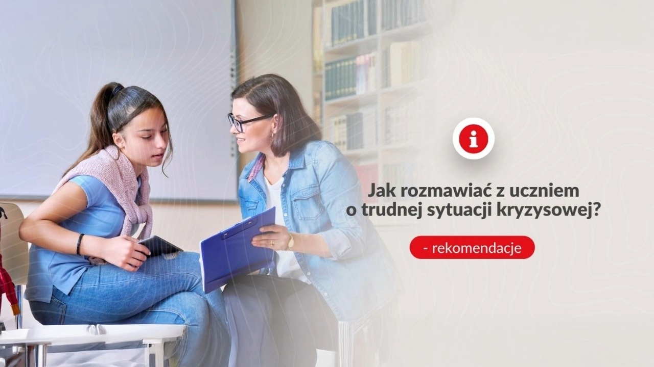 Ministerstwo Edukacji Narodowej przekazało kuratorom oświaty rekomendacje dotyczące rozmów z&nbsp;uczniami o&nbsp;sytuacjach kryzysowych