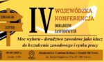 plakat z hasłem konferencji i wskazaniem terminu i miejsca wydarzenia