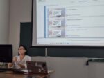 Dominika Gaponiuk podczas warsztatów
