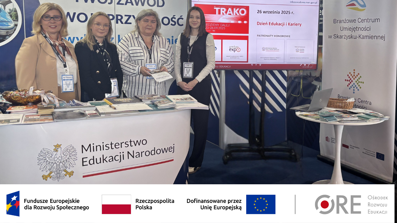 Promocja portalu infozawodowe.men.gov.pl na&nbsp;targach TRAKO