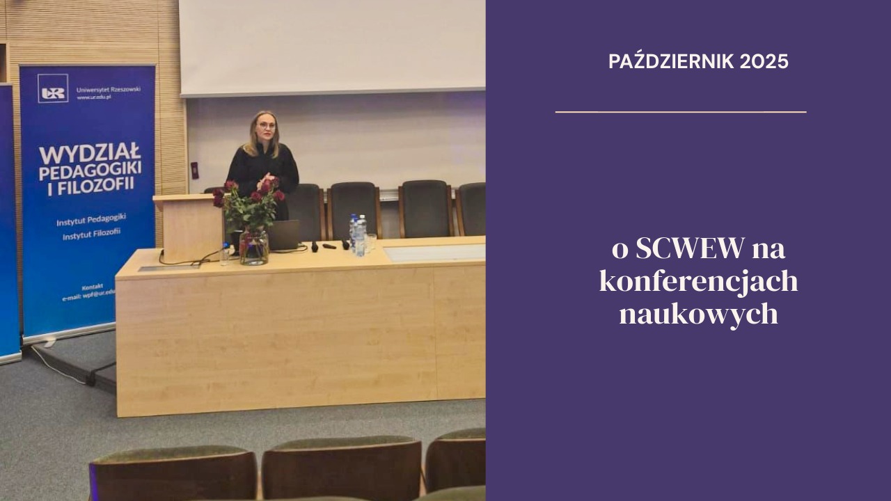 O&nbsp;SCWEW na&nbsp;konferencjach naukowych