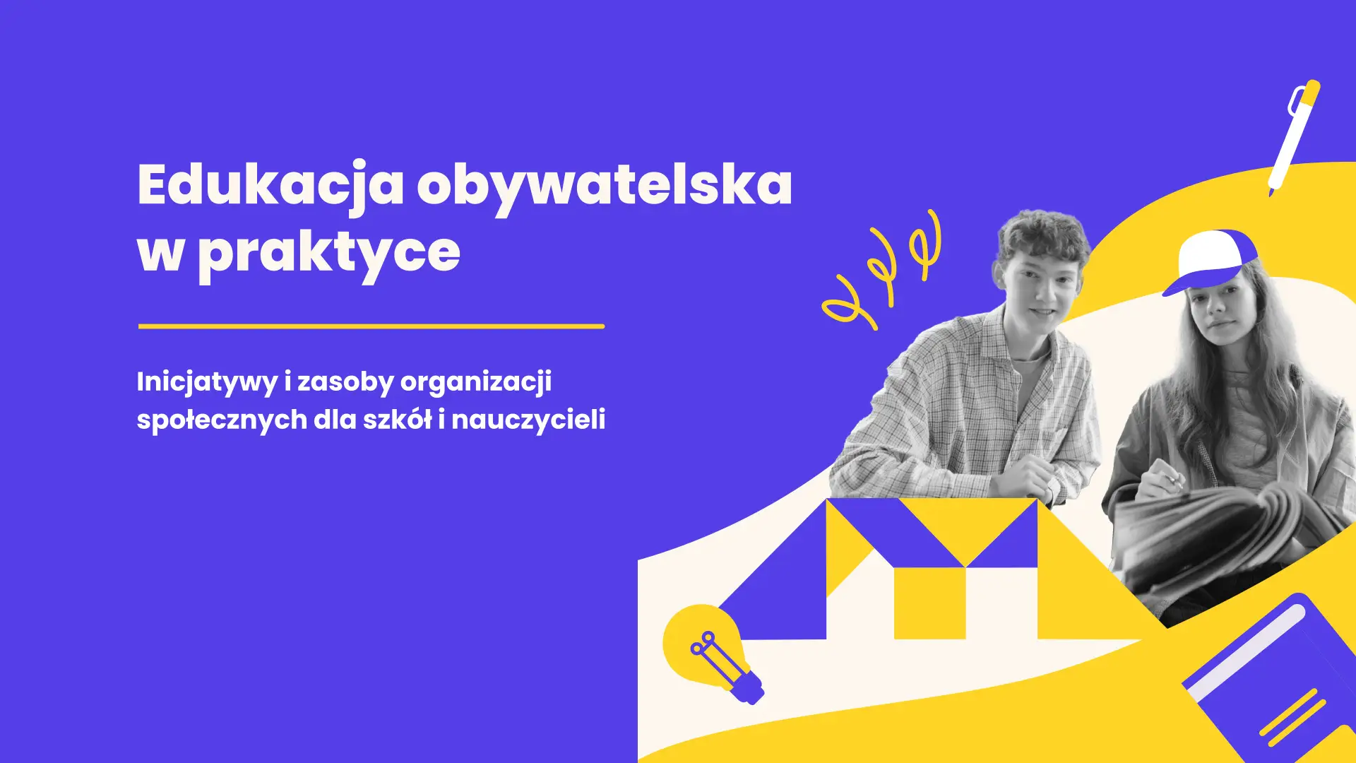 Publikacja „Edukacja obywatelska w&nbsp;praktyce” przygotowana przez&nbsp;organizacje pozarządowe